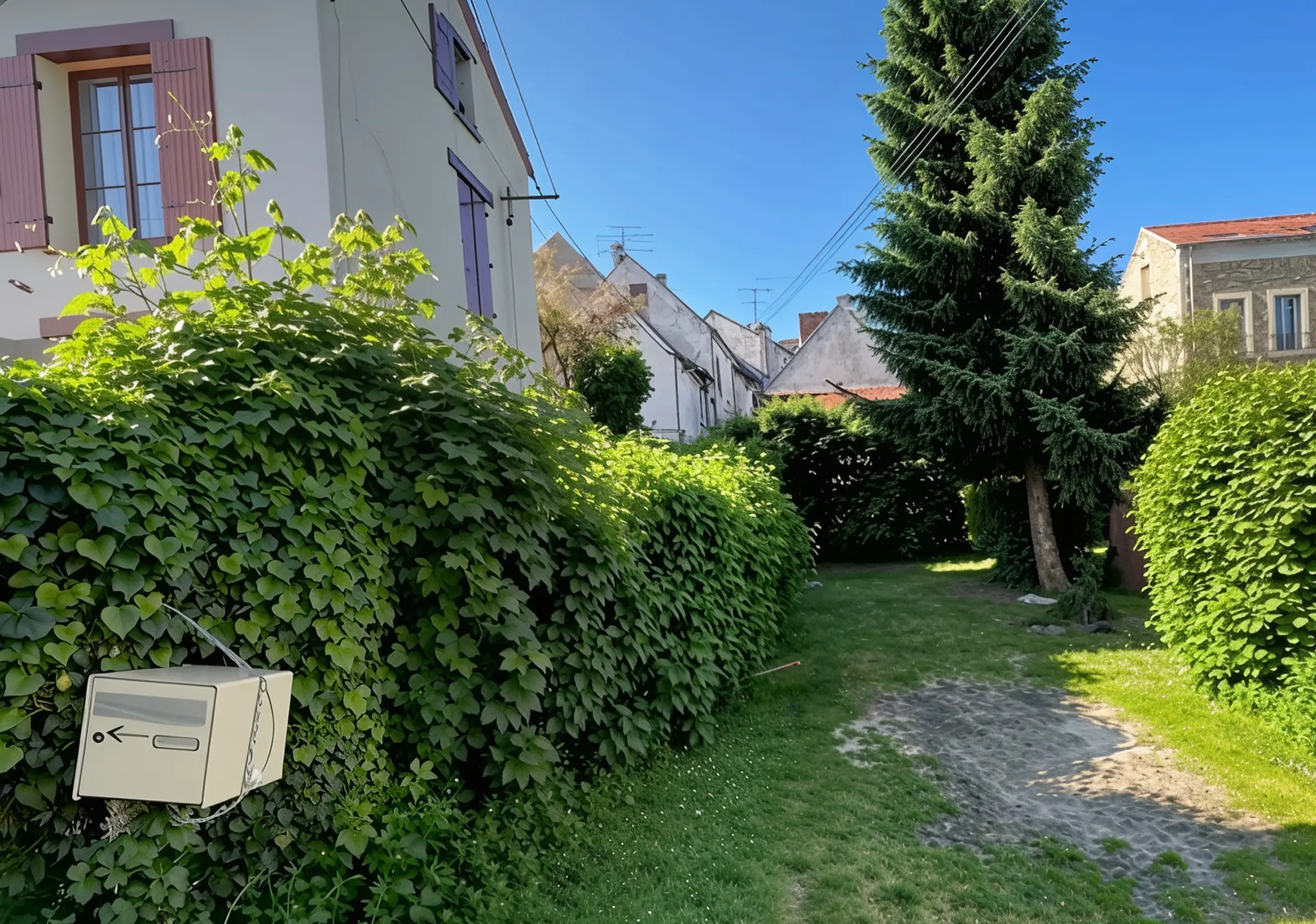 Jardin avant entretien